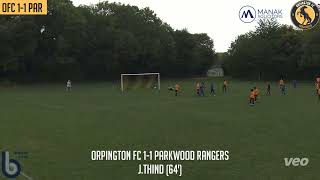 Goal Highlights Orpington FC vs Parkwood Rangers 03 09 2022 [upl. by Eniarol]