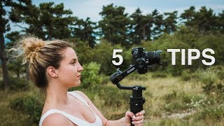 DJI RONINS  5 Tips on HOW TO use it for BETTER video  Flashlight Sport Underslung mode [upl. by Flori543]