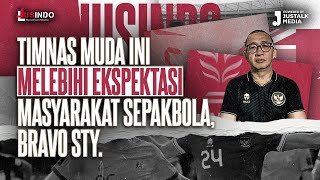 JUS INDO 82  TIMNAS MUDA INI MELEBIHI EKSPEKTASI MASYARAKAT SEPAKBOLA BRAVO STY [upl. by Crelin843]