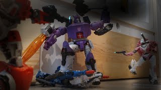 Transformers Autobots vs Galvatron Stop Motion [upl. by Aeniah]