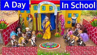 வசந்தகாலம் Episode  231  Barbie School All Day Routine In Tamil  Classic Barbie Show  Roja Theja [upl. by Ainomar570]