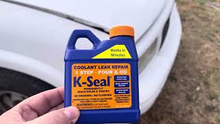 KSeal coolant stop leak one week after putting it in with a bad head gasket K seal [upl. by Gunther]