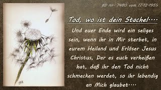 Tod wo ist dein Stachel [upl. by Anrapa]