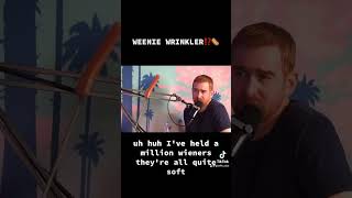 Weenie wrinkler goes to work comedy comedyshow podcast funny standupcomedy comedian [upl. by Pellet]