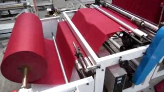 Non Woven Fabrics Cutting Machine [upl. by Eiuqnom690]