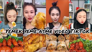 Yemek yeme videoları TikTok food asmr eating mukbang Korean China Çinliler yemek yiyor Asya [upl. by Ekez]