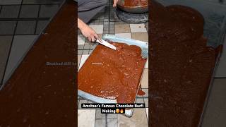 Amritsar’s Famous Chocolate Burfi Making😍🔥 Indian Street Food [upl. by Ahsirat482]