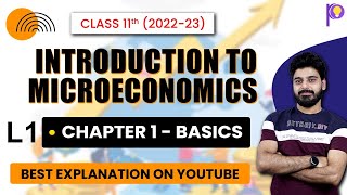 Class 11 Economics  Introduction to Microeconomics  NCERT Chapter 1 Basics  CBSE Session 202223 [upl. by Diamante]