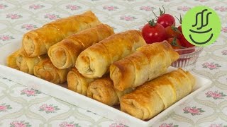 KAT KAT Çıtır Börek  Hazır Yufkadan Kıymalı Börek Tarifi  Kolay Börek Nasıl Yapılır [upl. by Sedecrem]