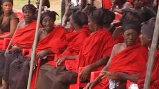 Traditional Akan funeral  Ghana West Afrika [upl. by Ydnew]