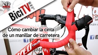 Cómo poner la cinta de manillar en la bici de carretera [upl. by Horatius]