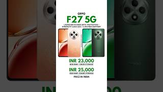 Oppo A27 5G  Price in India  oppoindia oppophones [upl. by Nnylamme]