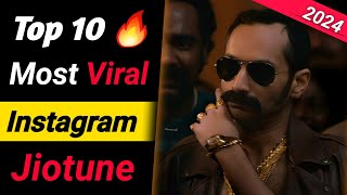 Top 10 Most Viral Popular Jiotune In 2024  Best Viral Callertune In Youtube  Instagram song 🔥 [upl. by Hunger]