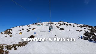 Mt Perisher Tripple Chair amp Vista Run August 31st 2023 [upl. by Morrison]