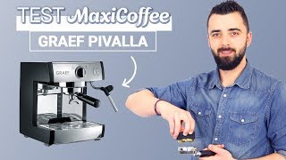 GRAEF PIVALLA  Machine expresso compacte  Le Test MaxiCoffee [upl. by Armillda918]