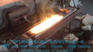 The technology process of JinYu Molybdenum disilicide Heating element [upl. by Wilonah130]