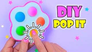 DIY Pop It Fidgets Viral TikTok fidget toys  How to make Pop It fidgets  TikTok fidget toy [upl. by Katrine]