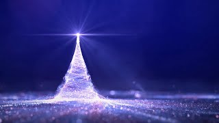 Animated Christmas Card Template  Glitter Tree [upl. by Namwob]