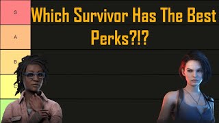 Which Dead by Daylight Survivor Has The Best Perks Tier List Revealed [upl. by Mateusz]