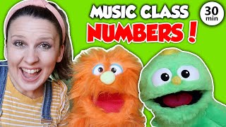 Preschool Music and Movement Class  Number Songs Counting Dance and Learning Videos for Kids [upl. by Trela326]