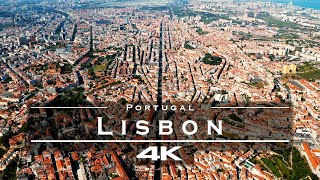 Lisbon Portugal 🇵🇹  by drone 4K [upl. by Lindemann]