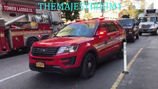 FDNY RESPONDING COMPILATION 85 FULL OF BLAZING SIRENS amp LOUD AIR HORNS THROUGHOUT NEW YORK CITY [upl. by Yesak]