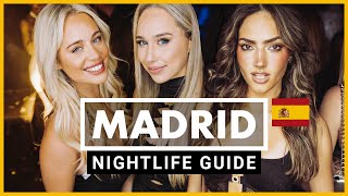 Madrid Nightlife Guide TOP 30 Bars amp Clubs Sol amp Las Letras in Spain [upl. by Allesiram762]