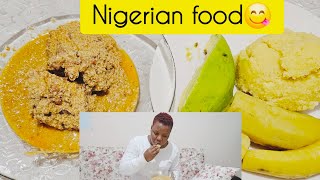 TRYING NIGERIAN FOOD FOR THE FIRST TIME AS A UGANDAN nigerianfood egusisoup nigeria [upl. by Bille]