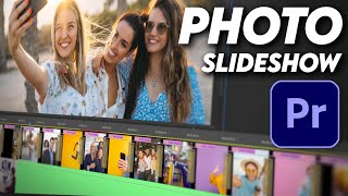 Create A Simple Photo Montage Slideshow Quickly  Premiere Pro [upl. by Cressida]