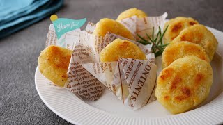 【より簡単にカリカリ～ハッシュドポテト】なんちゃってだけどうまいっ♡クリスマスにも  Hashed Potato Style [upl. by Yhtnomit]