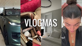 VLOGMAS DAY 3 my slick back bun routine cooking  picking up my car from service [upl. by Wise474]