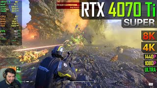 RTX 4070 Ti SUPER  Helldivers 2 [upl. by Nidroj917]