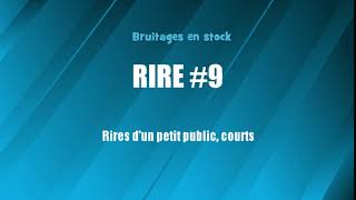 RIRE 9 Petit public bruitage gratuit [upl. by Narol]