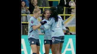 Advantage doubled ✅man city women club mancity manchestercity womenfootball mancitywomen [upl. by Lladnik]