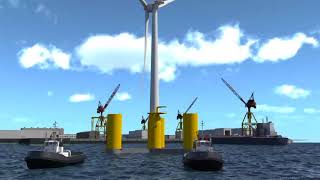 How it works floating offshore wind projects by Michel Chevalet [upl. by Munmro]