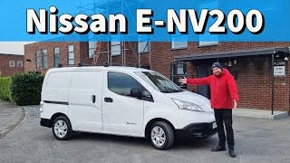 Nissan ENV200 electric van review incl running costs v diesel [upl. by Orelie]