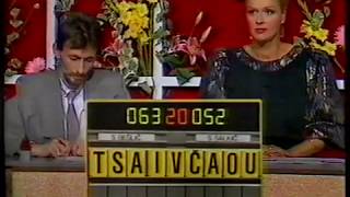 BOSANSKO FINALE KVIZA BROJKE I SLOVA 1990  SUAD SALKIĆ I S BEŠLIĆ  II DIO [upl. by Whitelaw76]