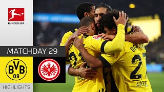 BVB on TOP of the League  Borussia Dortmund  Frankfurt 40  Highlights  Bundesliga 202223 [upl. by Antrim]