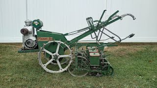 Planet Jr model FT with Toro Motor and 4 row 300a seed planter [upl. by Alcus]