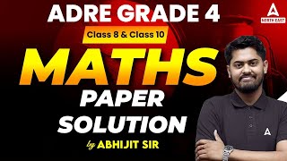 ADRE Grade 4 Question Paper Maths  ADRE Grade 4 Maths Question Paper  ADRE Question Answer 2024 [upl. by Aitekram]