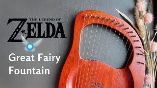 Zelda Great Fairy Fountain  Lyre Harp Cover amp Tutorial [upl. by Aplihs]