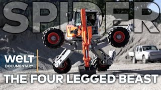 EXTREM EXCAVATOR Four legged Digger  Stunning Engineering made for Incredible Construction Sites [upl. by Hobbie339]