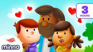 3 Hours of AMAZING Kids Bible Stories amp Christian Cartoons [upl. by Ecinom339]