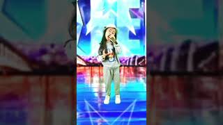 CUTE KID WOW 😲  The judges with a voice very extraordinary  kids got talent shortshortsviral [upl. by Pettifer843]