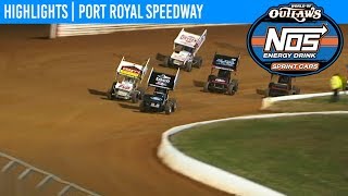 World of Outlaws NOS Energy Drink Sprint Cars Port Royal Speedway October 25th 2019  HIGHLIGHTS [upl. by Towbin]