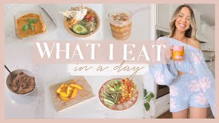 WHAT I EAT IN A DAY  Healthy balanced amp easy vegetarian meal ideas [upl. by Mcgurn476]