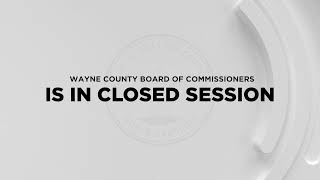 Wayne County Board of Commissioners Meeting 111924 [upl. by Jammin]