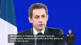 Discours de Nicolas Sarkozy à Villepinte [upl. by Suruat]