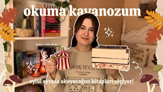 okuma kavanozum eylül ayında okuyacağım kitapları seçiyor 📚🍂 [upl. by Hanad]