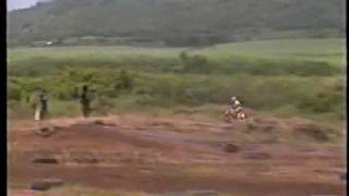 125cc Amateur Class Back in 1993 at the Wailua Motocross Track [upl. by Lladnek]